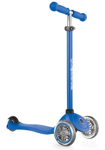 קורקינט כיף 3 גלגלים גלובר פרימו Globber Primo מנגנון היגוי בהטייה, גובה מתכוונן, צבע כחול - Image 5